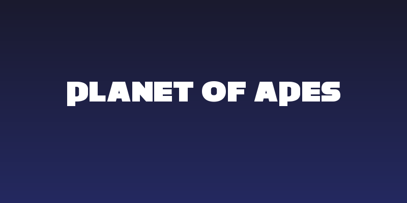 Planet of Apes Social Header