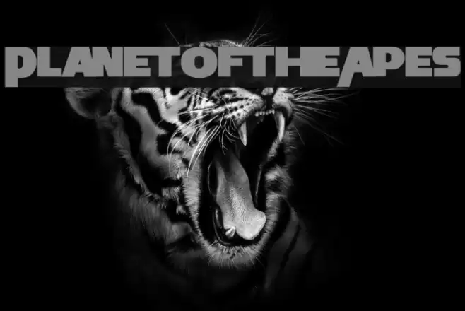 Planet-of-the-Apes Font examples
