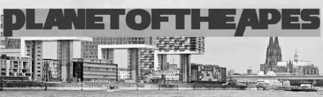 Planet-of-the-Apes Font examples