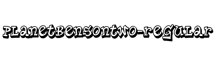 PlanetBensonTwo-Regular  Fuentes Gratis Descargar
