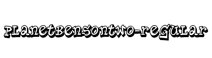 PlanetBensonTwo-Regular  नि: शुल्क फ़ॉन्ट्स डाउनलोड