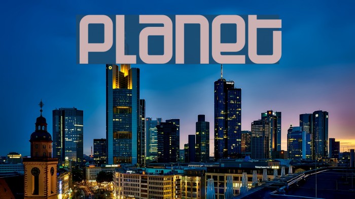 Planet Font examples