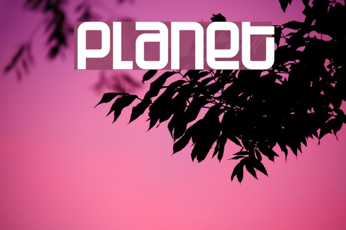 Planet Font examples