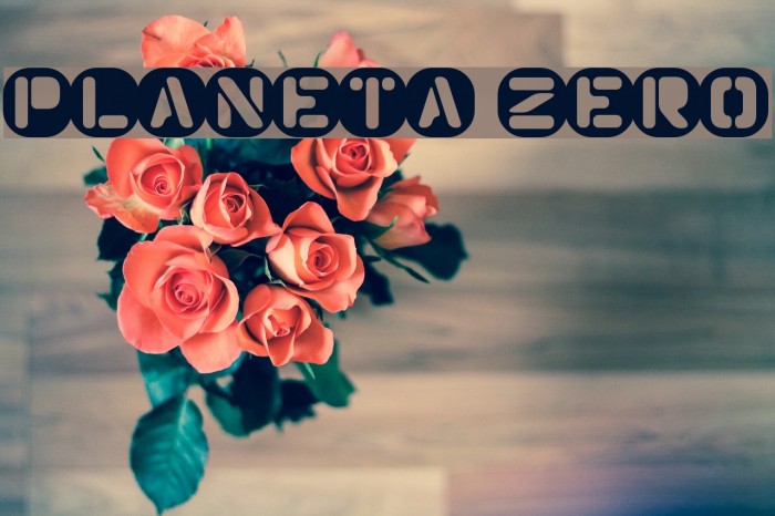 Planeta Zero Font examples