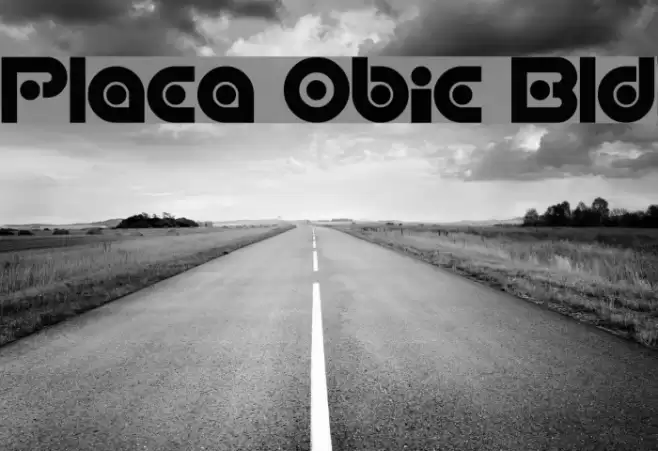 Planetary Orbiter Bold Font examples