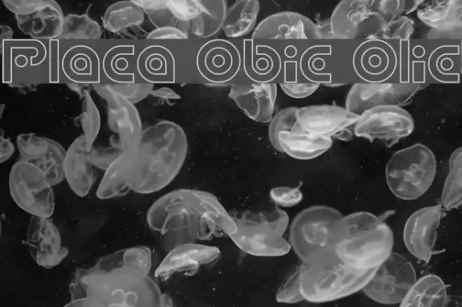 Planetary Orbiter Outline Font examples