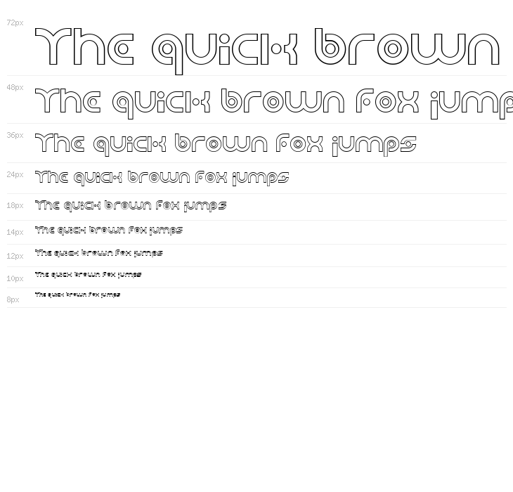 Planetary Orbiter Outline Waterfall