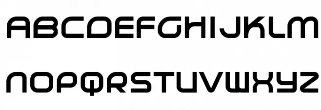 Planetium-X Bold Demo 字体 大写