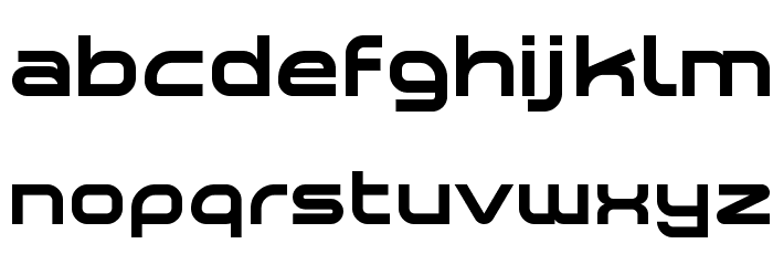 Planetium-X Bold Demo Font LOWERCASE