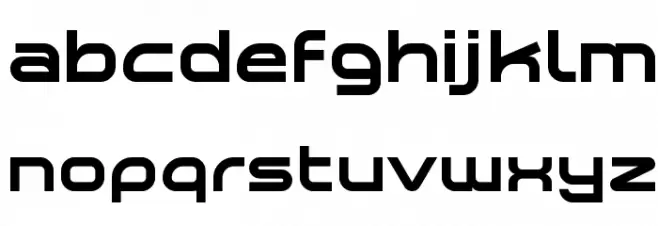 Planetium-X Bold Demo Font Litere mici