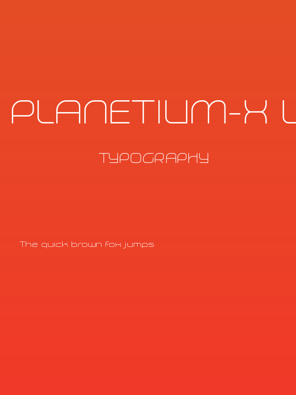 Planetium-X Light Demo Poster
