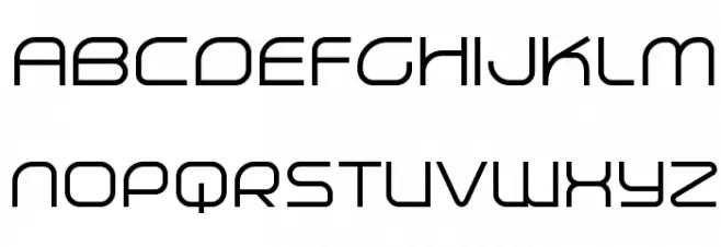 Planetium-X Regular Demo Font Litere mari