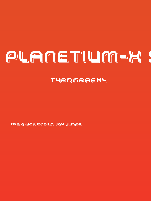Planetium-X Shadowed Demo Poster