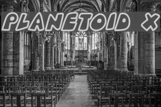 Planetoid X Font examples