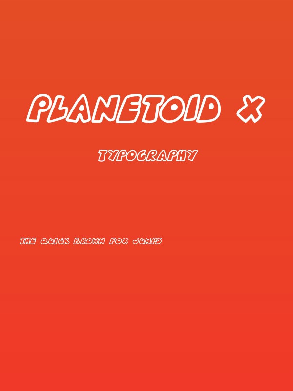 Planetoid X Poster