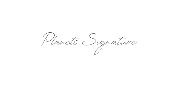 Planets Signature Logo