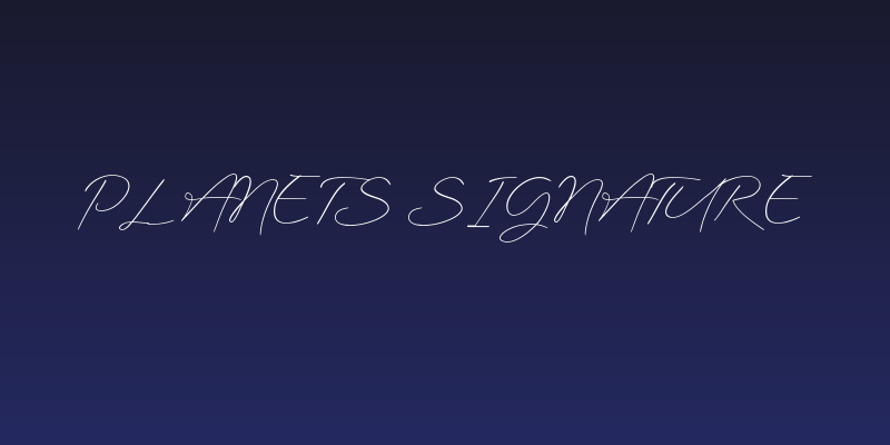 Planets Signature Social Header