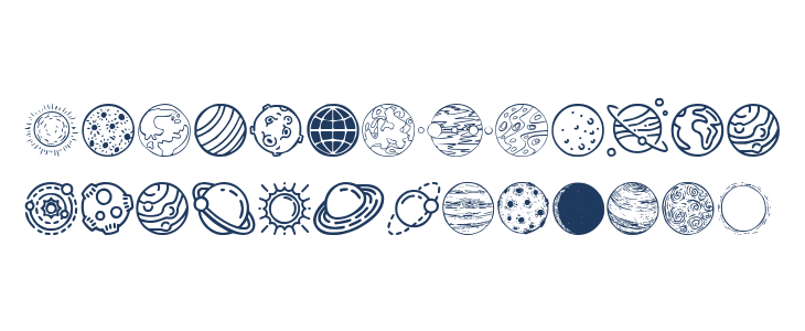Planets Lowercase