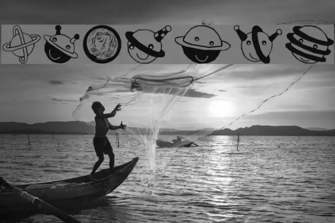 Planets Font examples