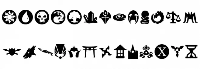 Planewalker Dings Schriftart Groß