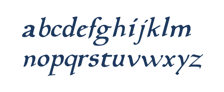 Planewalker Italic Lowercase