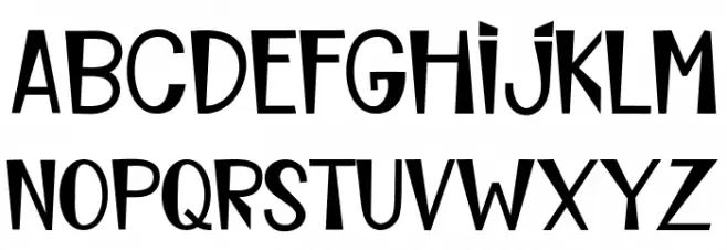 Planing Schriftart Groß