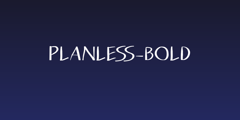 Planless-Bold Social Header