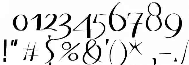 Planless Font OTHER CHARS