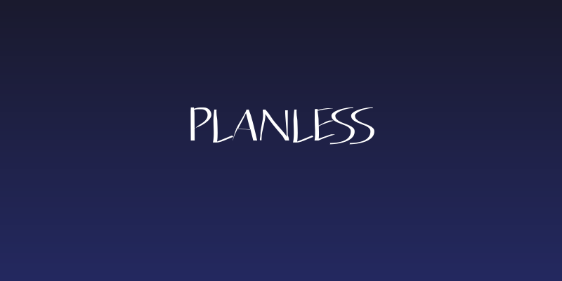 Planless Social Header