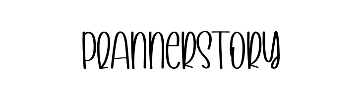 Planner Story Font