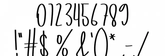 Planner Story Font OTHER CHARS