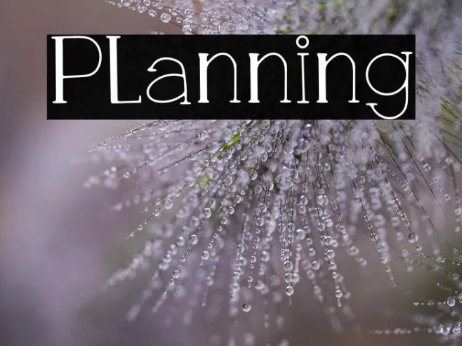 Planning Example 1