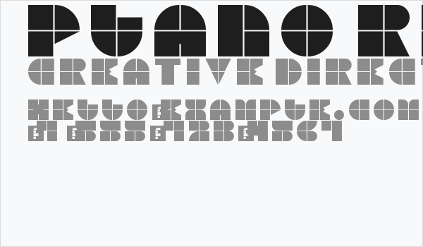 Plano Regular Business Card