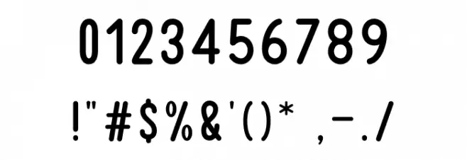 Plant Font OTHER CHARS