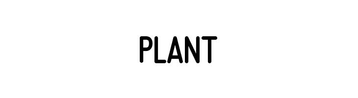 Plant  font caratteri gratis