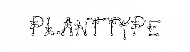 PlantType  Frei Schriftart Herunterladen