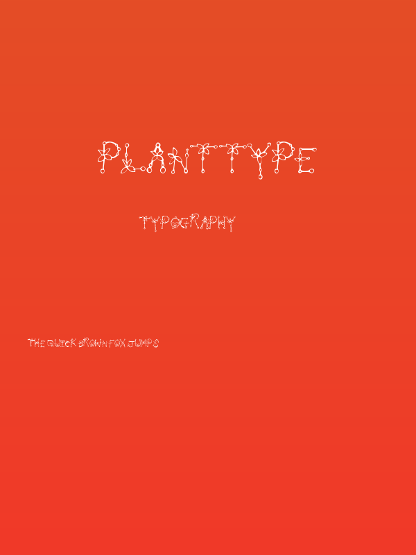 PlantType Poster