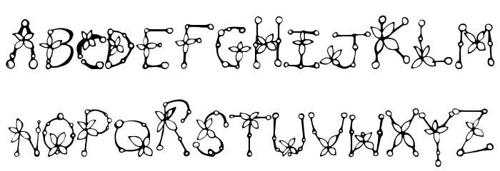PlantType Font LOWERCASE