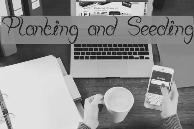 Planting and Seeding Font examples