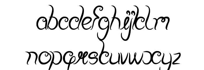 Planting and Seeding Font LOWERCASE