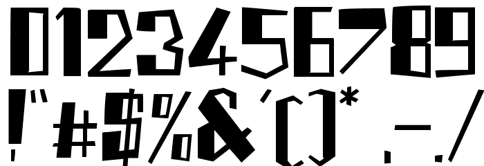 Plantor Font OTHER CHARS