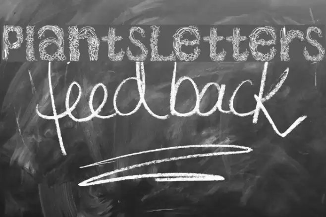 PlantsLetters Font examples