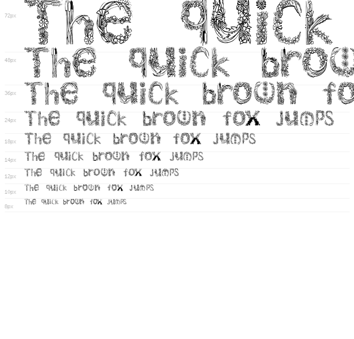 PlantsLetters Waterfall