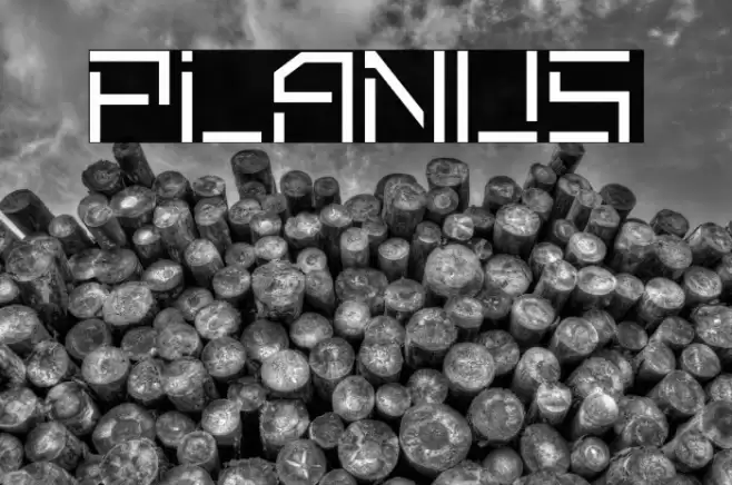 Planus Font examples