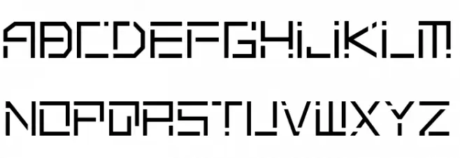 Planus Schriftart Kleinbuchstaben