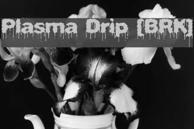 Plasma Drip [BRK] Font examples