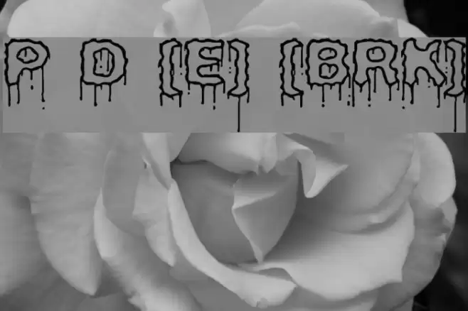 Plasma Drip [Empty] [BRK] Font examples