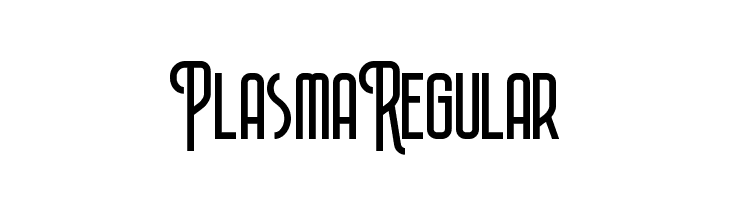 Plasma Regular  Frei Schriftart Herunterladen