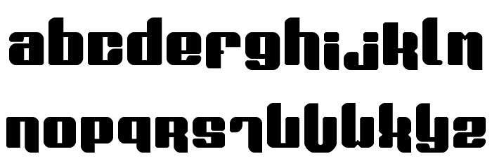 Plasmafuzion Font LOWERCASE
