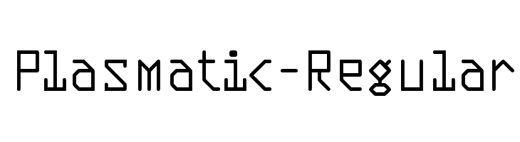 Plasmatic-Regular  Descarca Fonturi Gratis